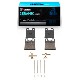 Alfa Romeo Stelvio Ceramic Brake Pads - Rear - R1 Concepts - ParkingBrake Ceramic Pads & Hardware Kit - `14-`25 Alfa Romeo Stelvio Ceramic Brake Pads - Rear - R1 Concepts - ParkingBrake Ceramic Pads & Hardware Kit - `14-`25